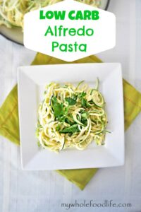 low carb zucchini pasta