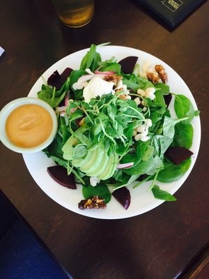 A beautiful salad from The Clean Plate, one of the restaurants in San Antonio